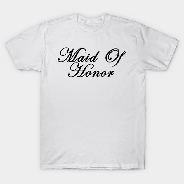 Maid of Honor T-Shirt by maddubbard